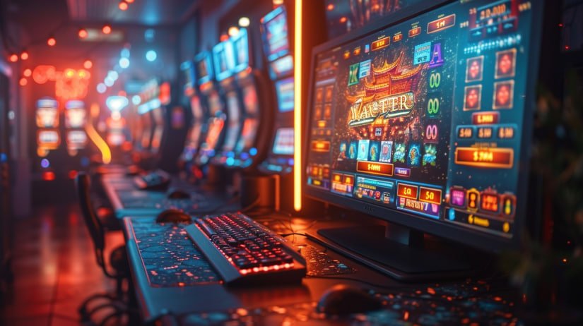 Antarmuka aplikasi slotmetro menampilkan permainan slot dan kasino langsung